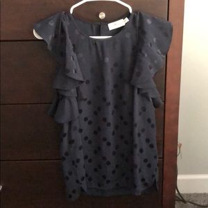 Vineyard Vines size S navy blue blouse